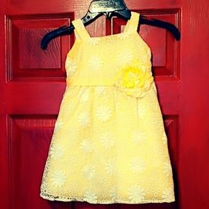 Yellow toddler summer dress